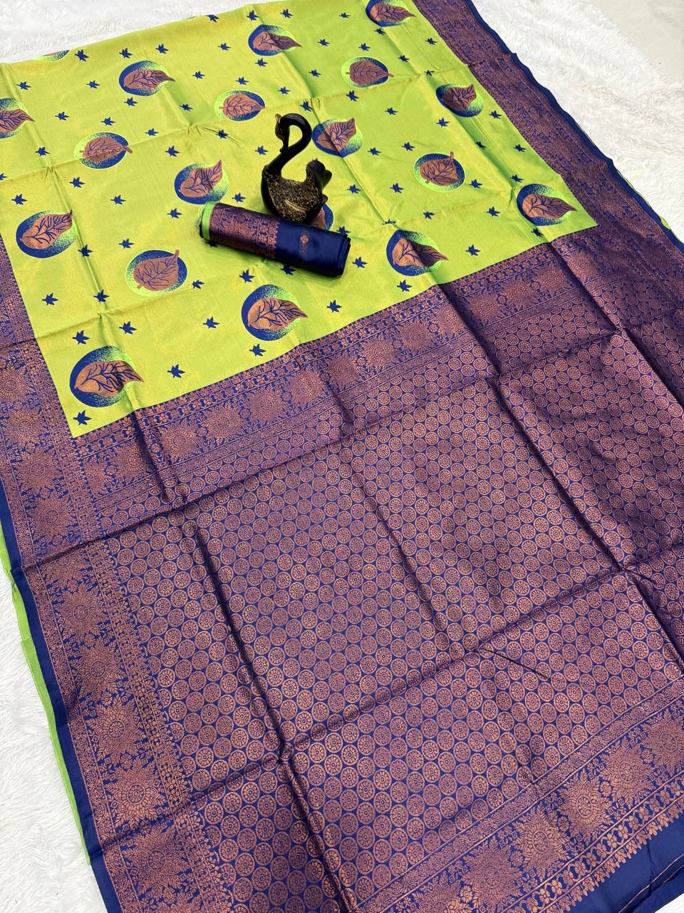 Soft And pure banarasi silk saree