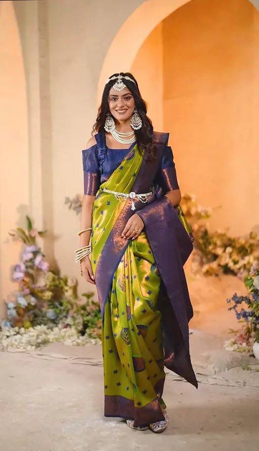 Soft And pure banarasi silk saree