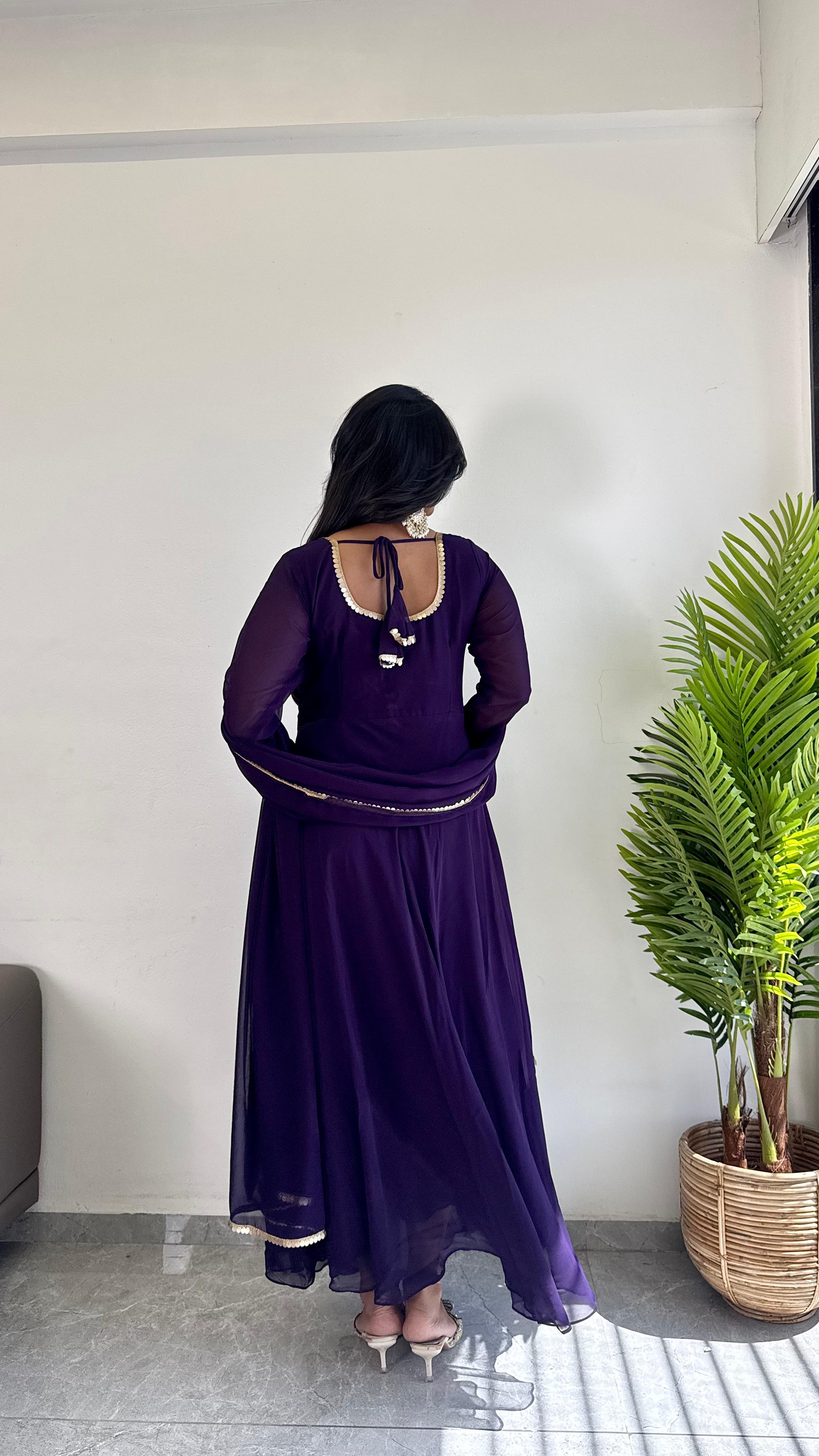 Organza Kurti With Dupatta - Haxberry